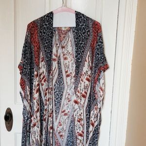 Target Floral printed kimono or beach cover-up